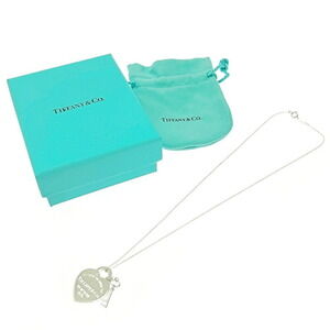 TIFFANY Co Silver to Heart Key Necklace